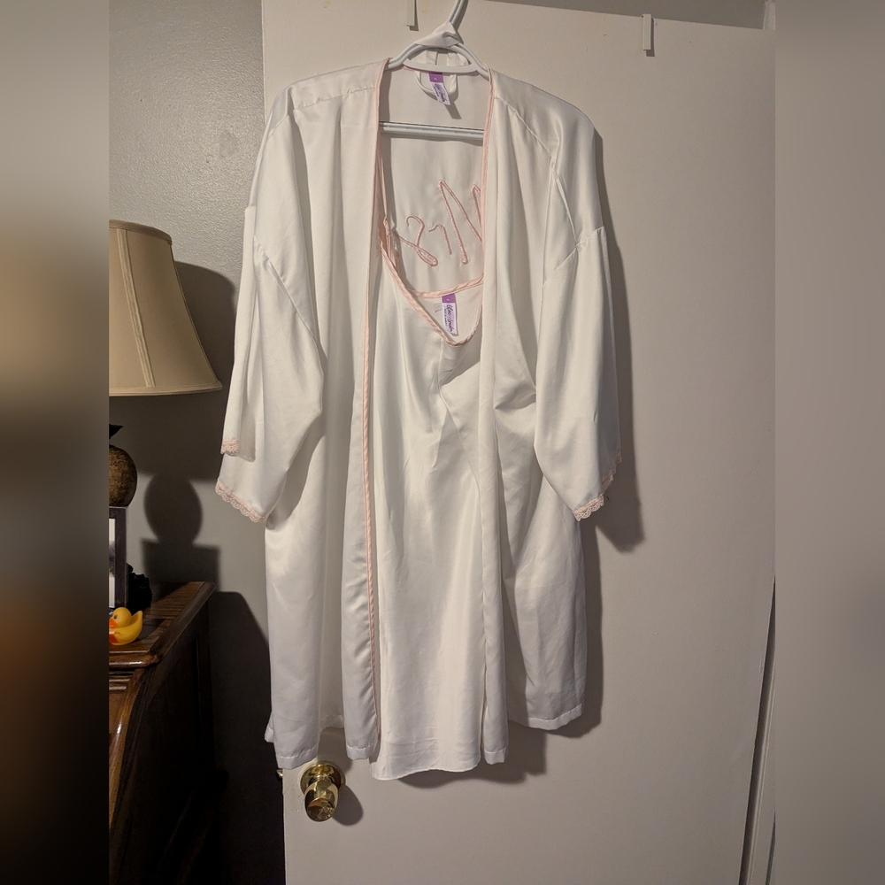 Mrs. Robe And Camisole Nightgown